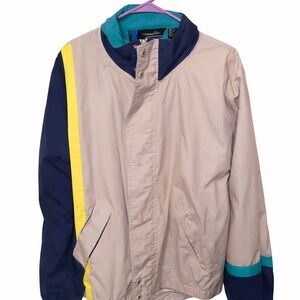 Vintage Christian Dior Men’s Colorblock Jacket | Size Large | 80s/90s Designer
